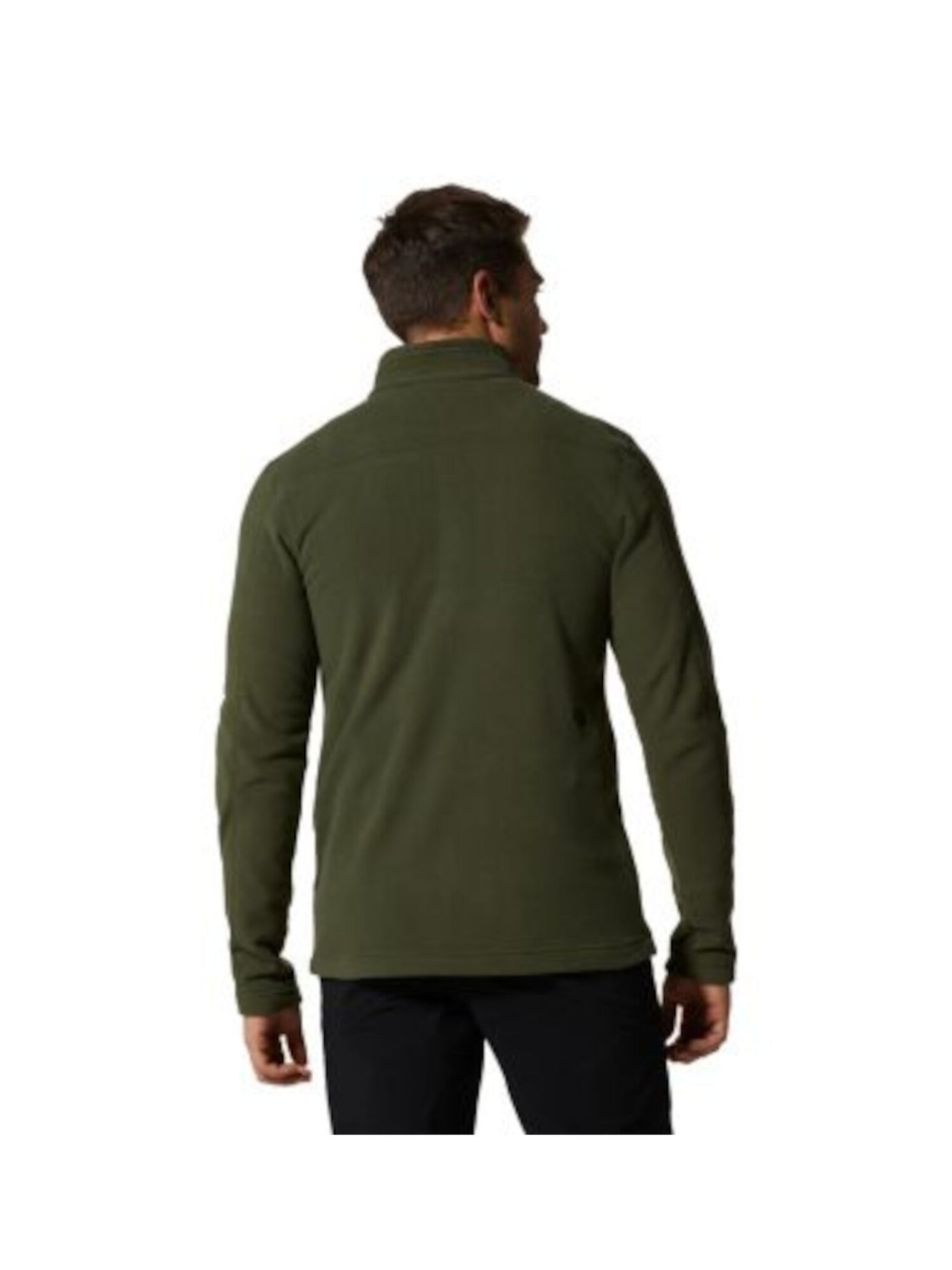 MOUNTAIN HARD WEAR Mens Green Long Sleeve Stand Collar Quarter-Zip Moisture Wicking Sweatshirt S