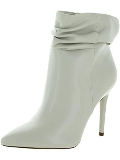 JESSICA SIMPSON Womens Ivory Comfort Lalie Pointed Toe Stiletto Dress Slouch Boot 9 M