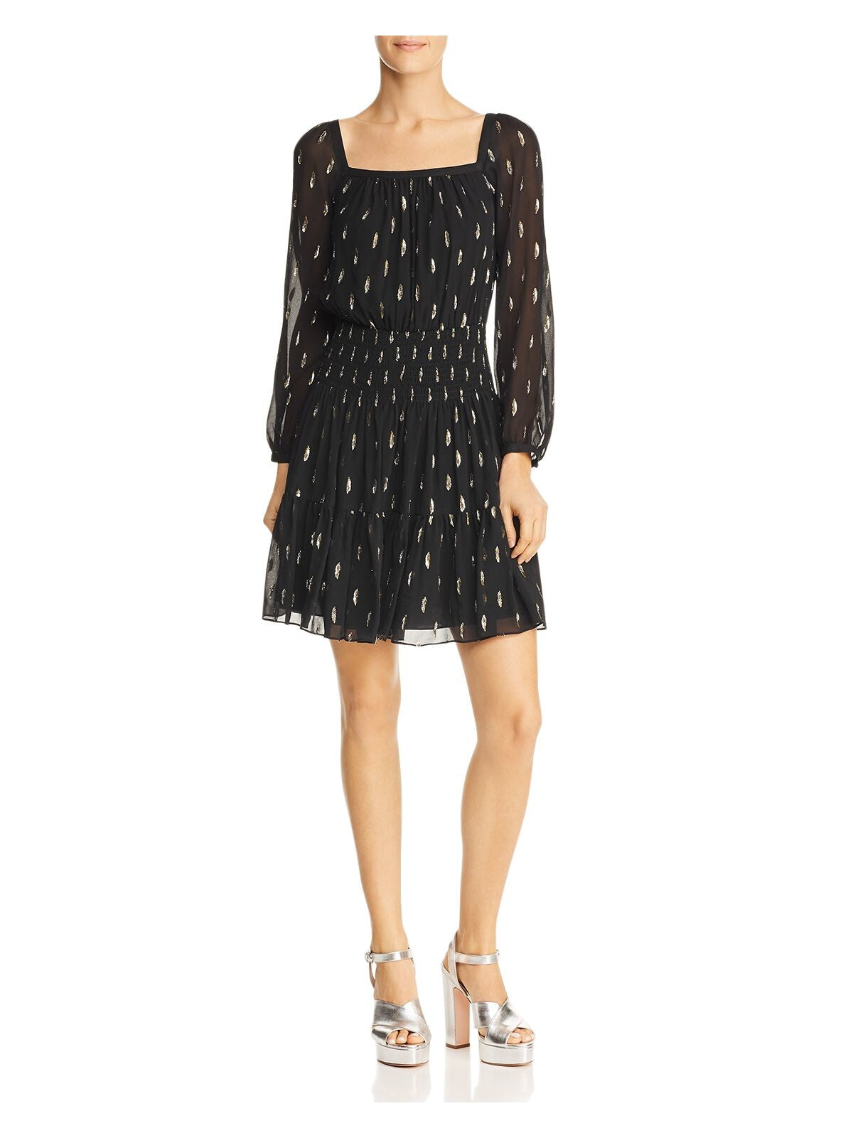 Rebecca Taylor Metallic Clip Dress, 00 Rebecca Taylor Metallic Clip Dress, 00
