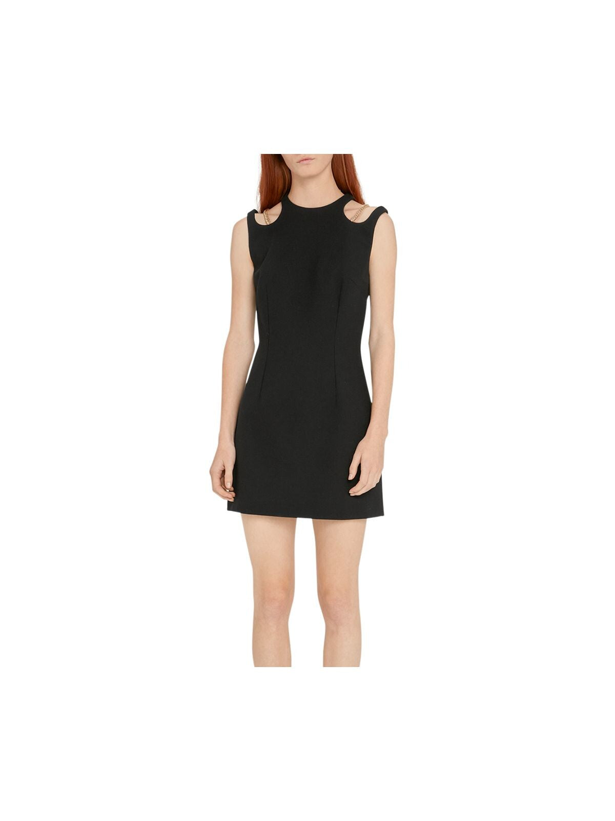 christopher kane cut out dress Women's Cutout Chain Detail - Black have been waiting for! Color:Black/Navy Blue Floral dress slit party dresses elegant a line short