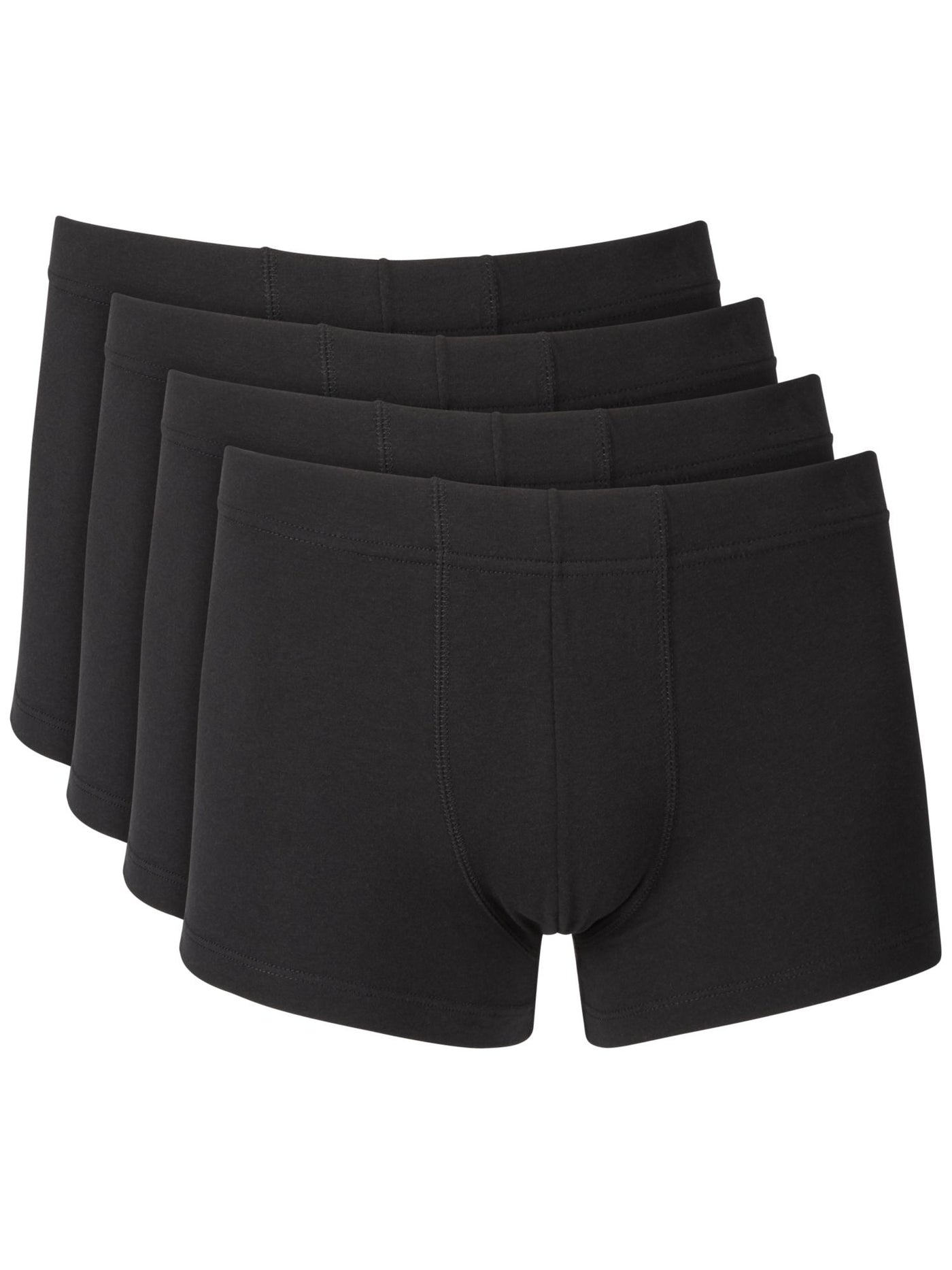 ALFATECH BY ALFANI Intimates 4 Pack Black Cotton Blend Boxer Brief Underwear S