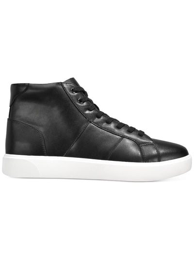 INC Mens Black Comfort Rhett Round Toe Platform Lace-Up Athletic Sneakers Shoes 12 M