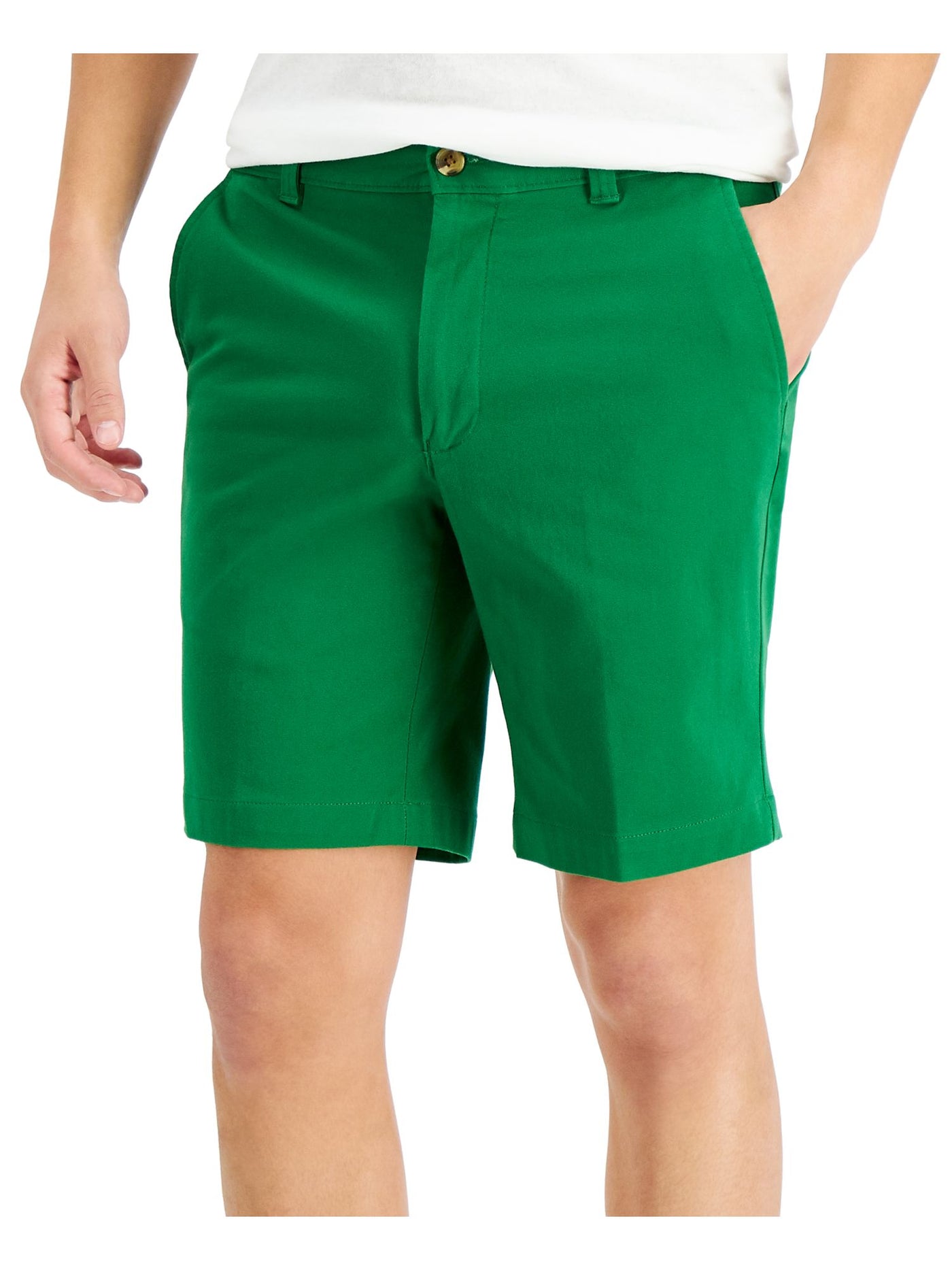 CLUBROOM Mens Green Shorts 32 Waist