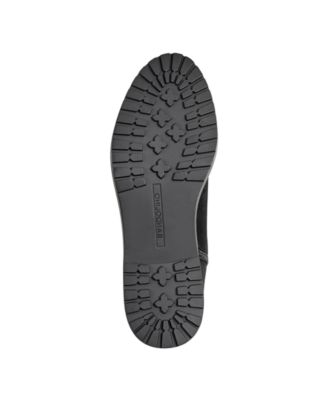 BANDOLINO Womens Black Padded Faithe Round Toe Block Heel Zip-Up Boots Shoes M