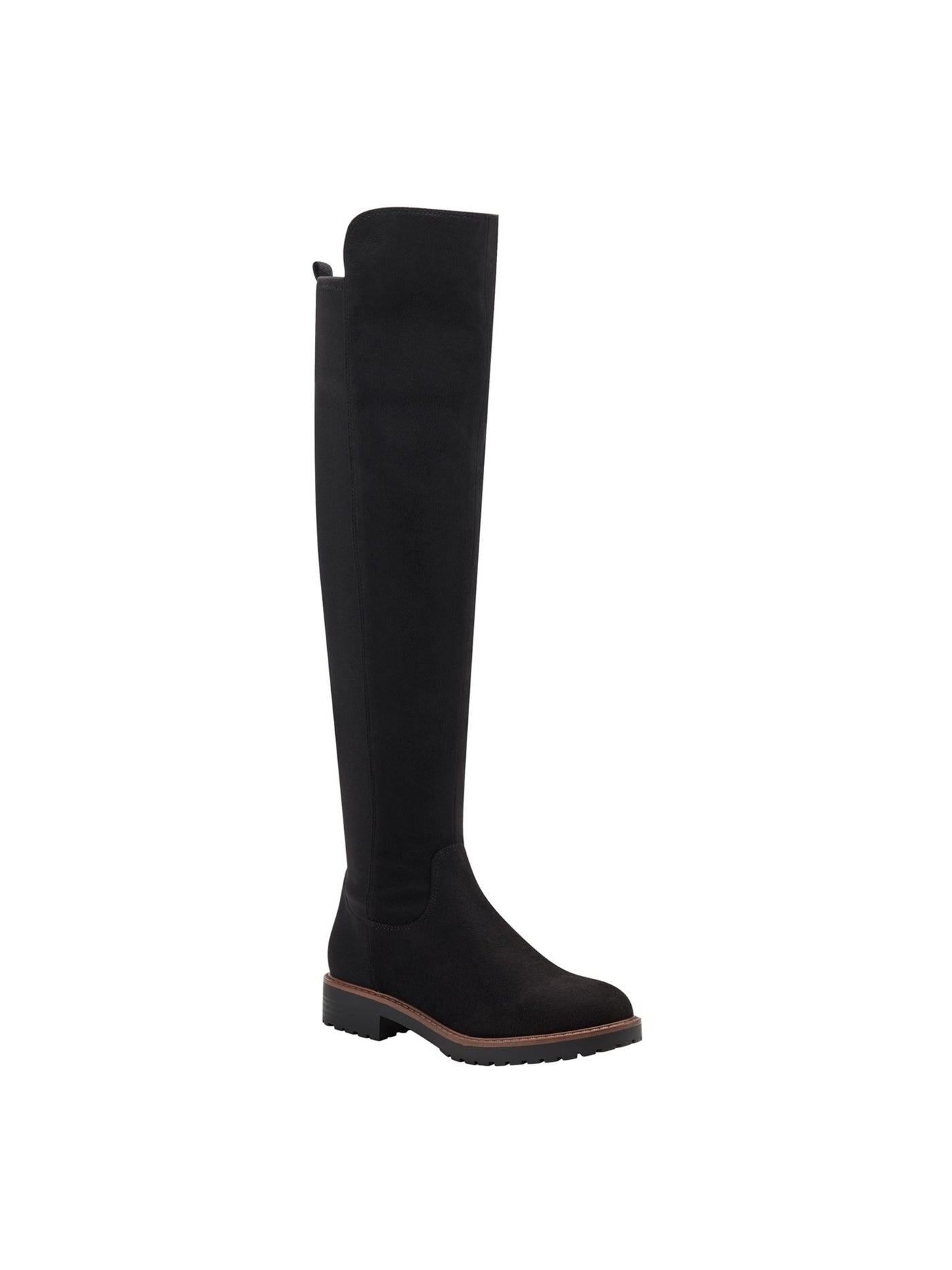 BANDOLINO Womens Black Padded Faithe Round Toe Block Heel Zip-Up Boots Shoes 7 M