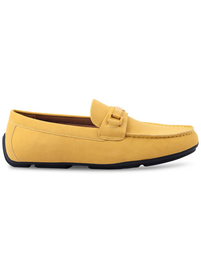 ALFANI Mens Yellow Cushioned Egan Round Toe Slip On Loafers Shoes 11.5 M