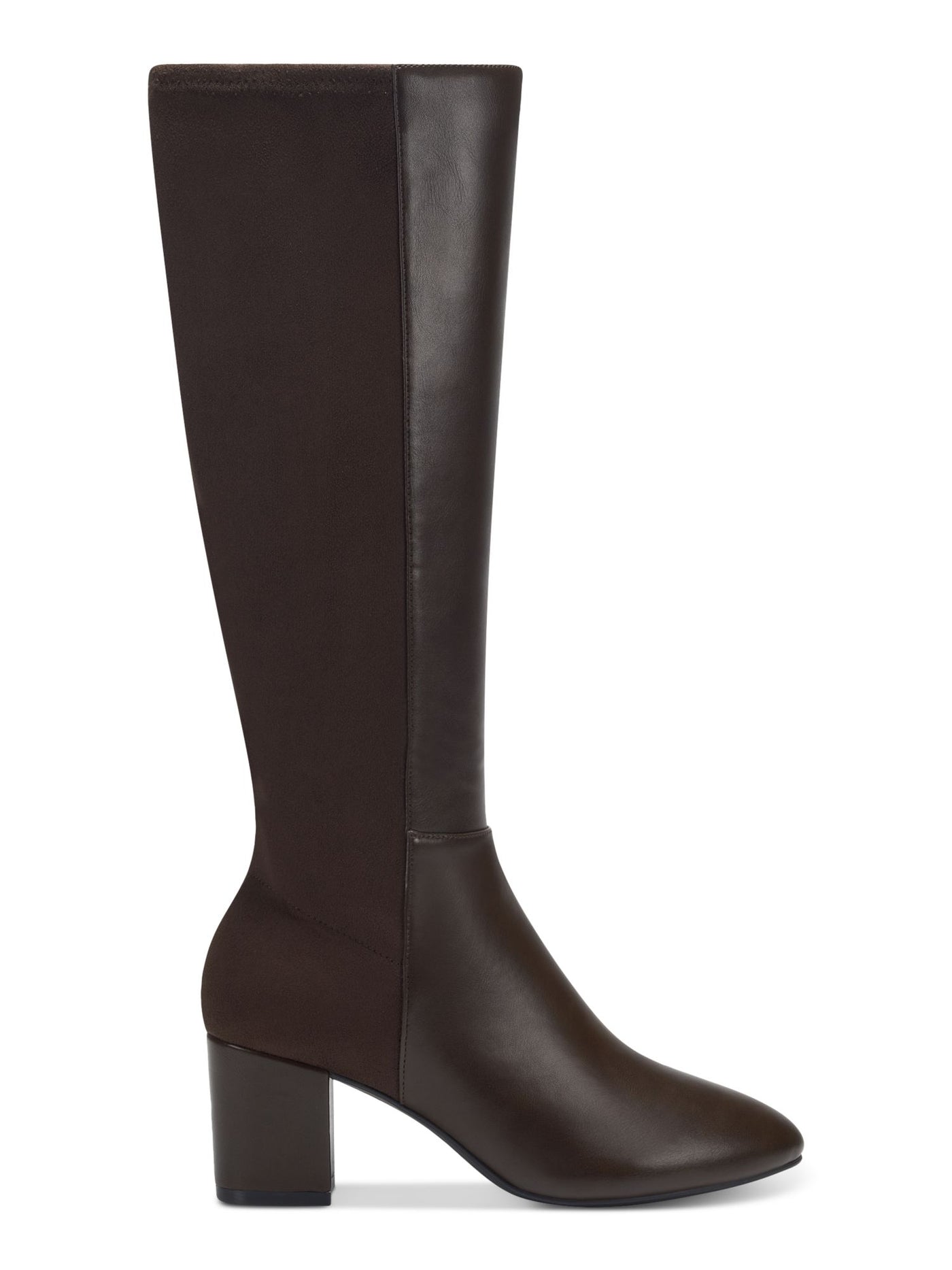 CHARTER CLUB Womens Brown Comfort Sacaria Almond Toe Block Heel Zip-Up Dress Boots 10 M