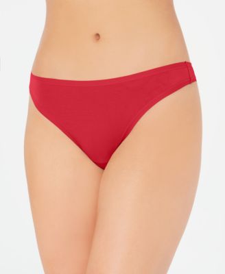 CHARTER CLUB Intimates Red Solid Everyday Thong Size: XXL