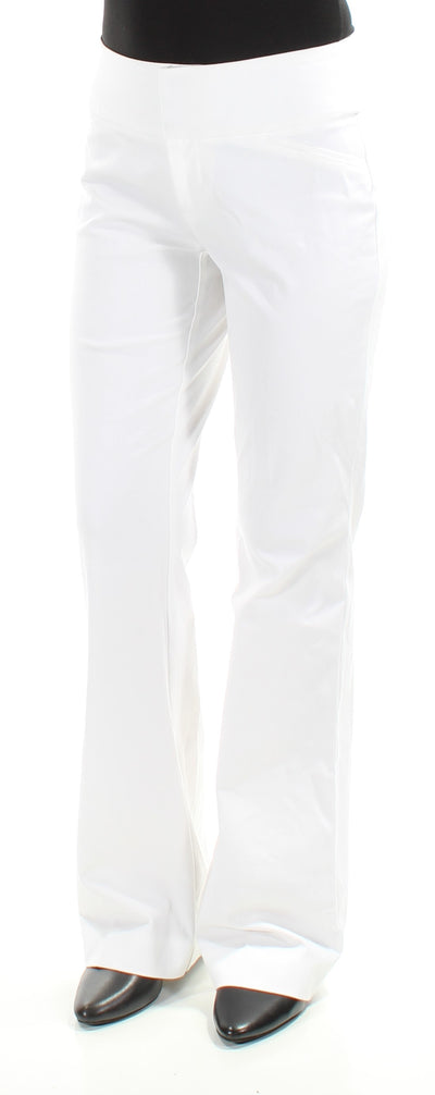 INC Womens White Flare Pants