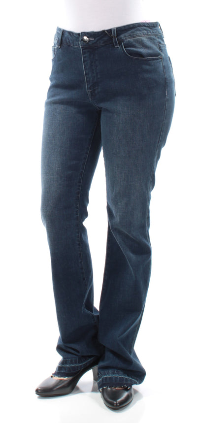 NANETTE LEPORE Womens Blue Boot Cut Jeans