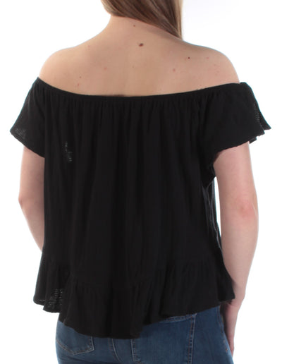 WE THE FREE Womens Short Sleeve Off Shoulder Top