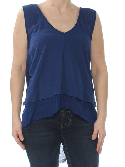 FREE PEOPLE Womens Peachy Tank Sleeveless V Neck Top