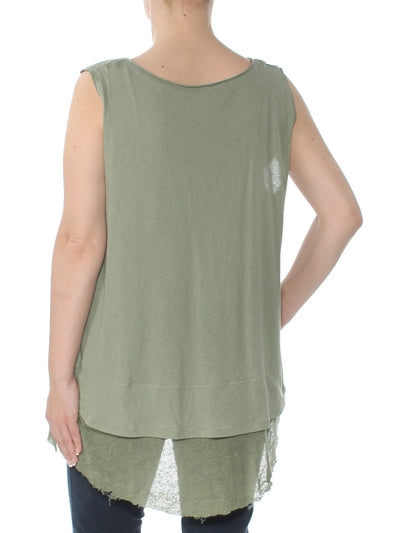 FREE PEOPLE Womens Peachy Tank Sleeveless V Neck Top