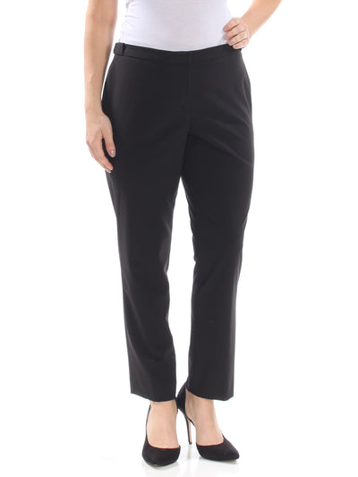 CALVIN KLEIN Womens Black Pocketed Wear To Work Pants