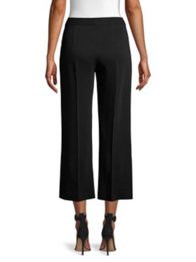 KOBI HALPERIN Womens Black Stretch Wear To Work Cropped Pants 4