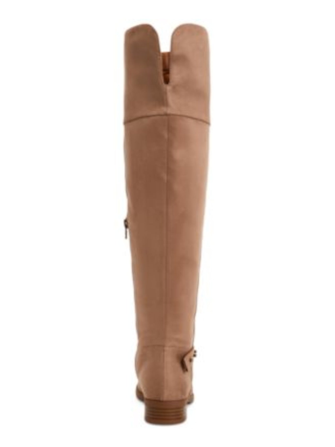 STYLE & COMPANY Womens Beige Slip Resistant Lessah Round Toe Block Heel Zip-Up Boots 8.5 M