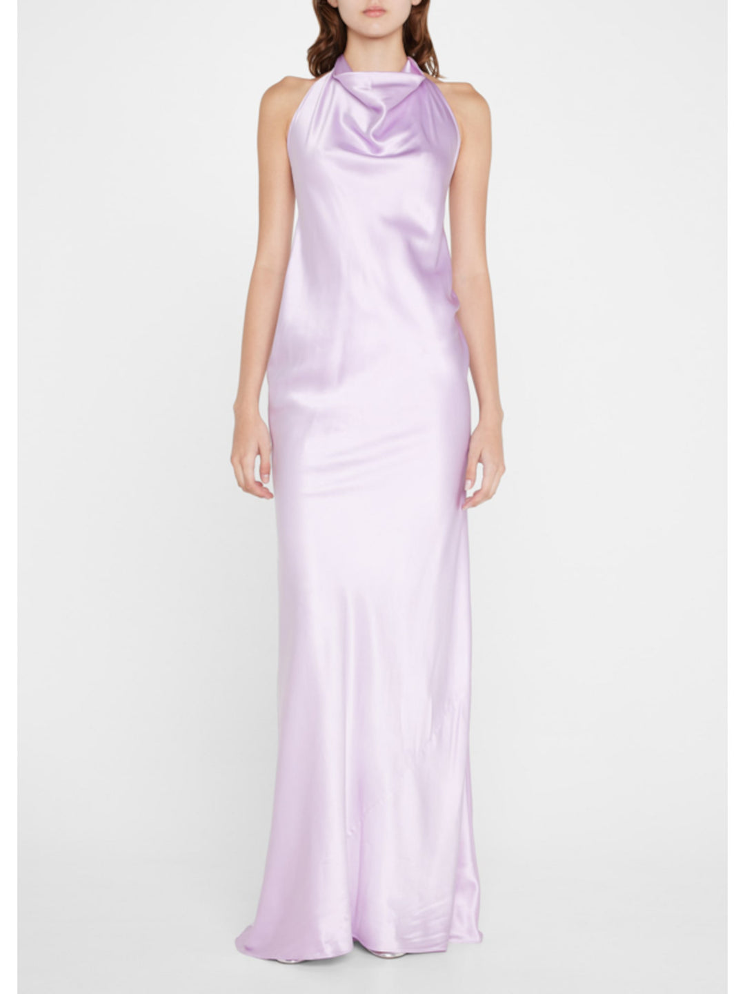 SERGIO HUDSON Womens Purple Tie Zippered Lined Open Back Sleeveless Cowl Neck Full-Length Evening Gown Dress SERGIO HUDSON Womens Purple Tie Zippered Lined Open Back Sleeveless Cowl Neck Full-Length Evening Gown Dress