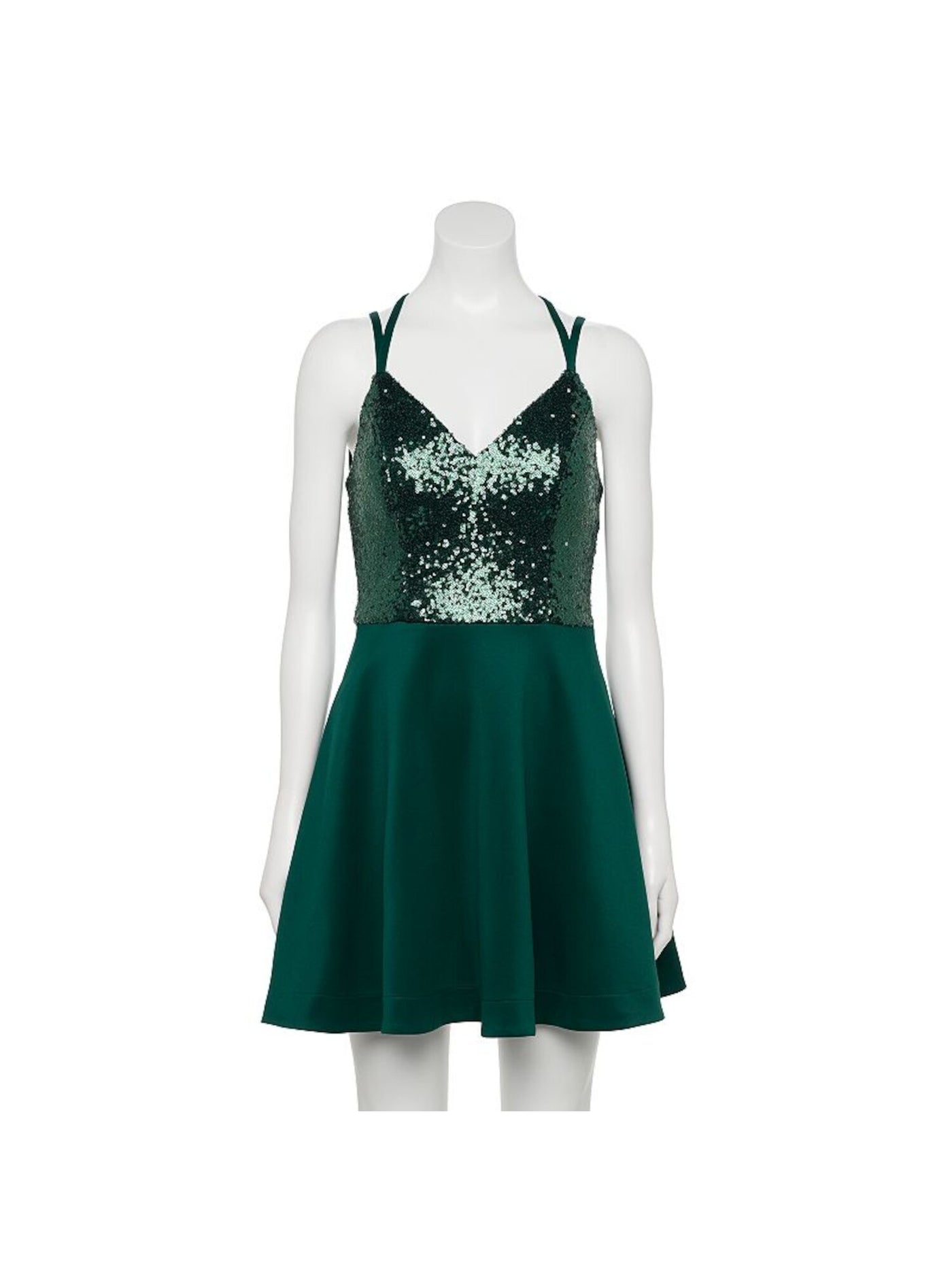 speechless green dress Girls 7-16 Speechless Glitter Dress & Headband in Regular and Plus Size
