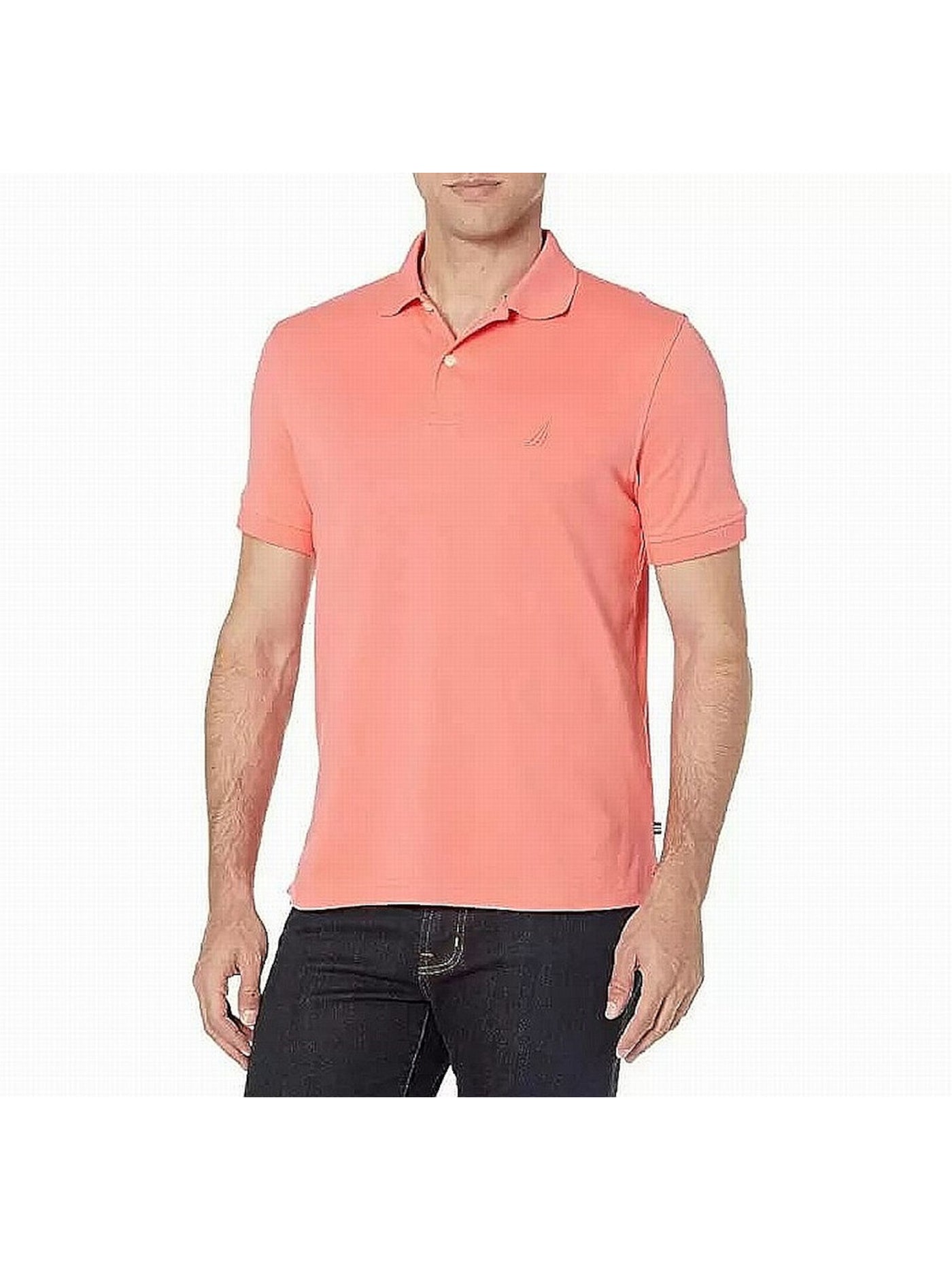 NAUTICA Mens Coral Short Sleeve Classic Fit Polo L