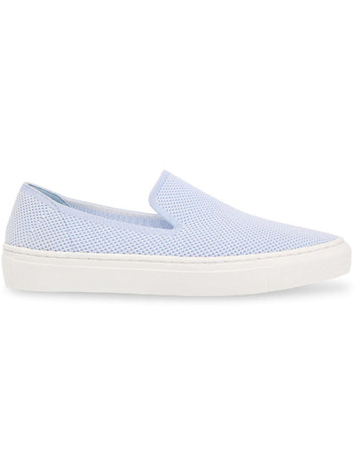STEVEN NEW YORK Womens Light Blue Removable Insole Knit Cushioned Kraft Round Toe Platform Slip On Athletic Sneakers Shoes 9.5 M