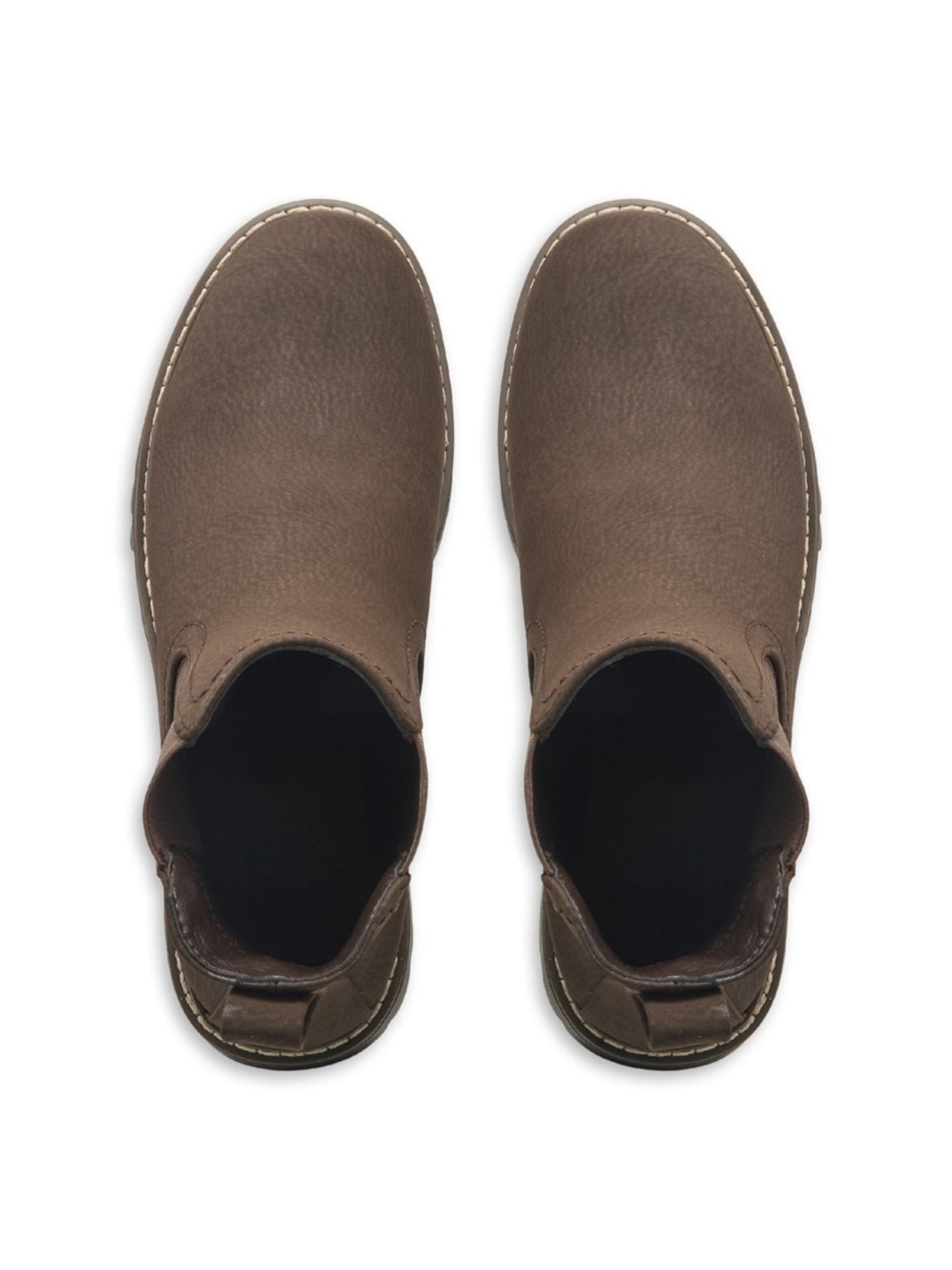 CLIFFS BY WHITE MOUNTAIN Womens Brown Heel Pull-Tab Lug Sole Goring Cushioned Mastery Round Toe Chelsea Boot 8 M