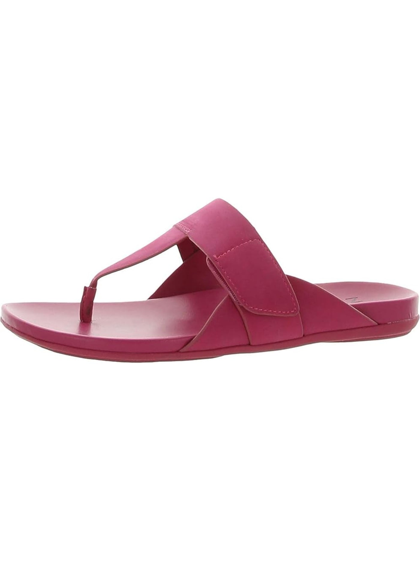 NATURALIZER Womens Pink Slip Resistant Adjustable Genn-twirl Round Toe Wedge Slip On Thong Sandals Shoes 8 M