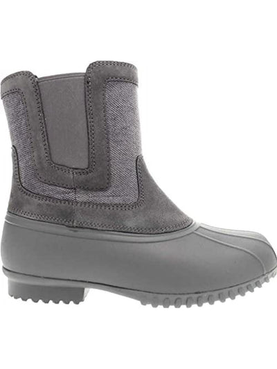 PROPET Womens Gray Goring Padded Waterproof Insulated Insley Round Toe Zip-Up Duck Boots 8.5 EEEE