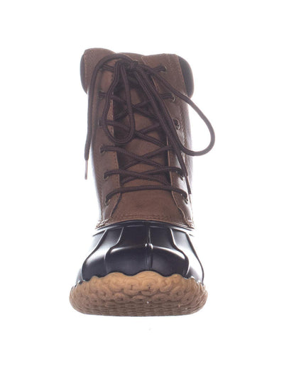 WEATHERPROOF VINTAGE Mens Brown Insulated Comfort Adam Round Toe Block Heel Lace-Up Duck Boots 13 M