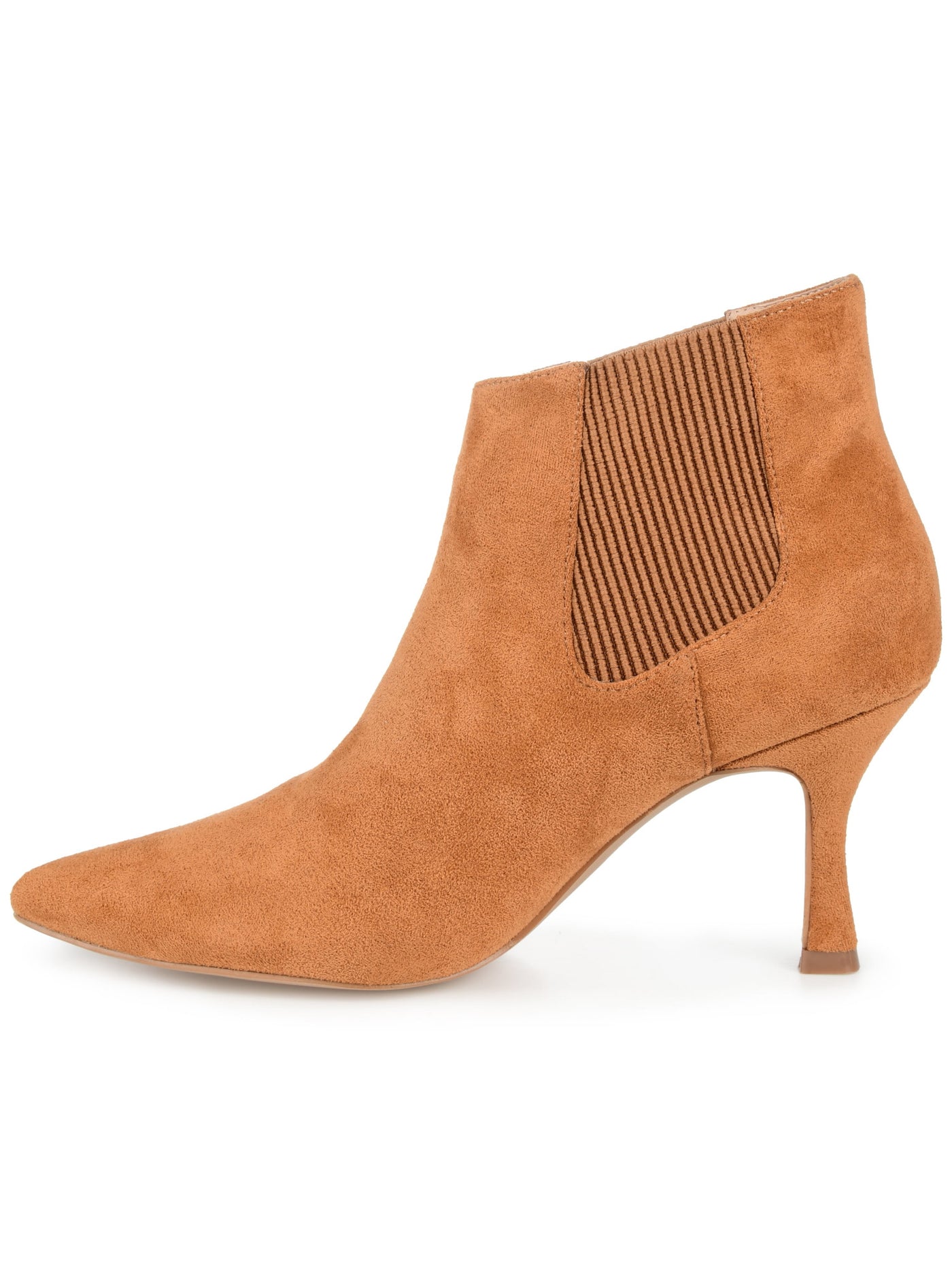 JOURNEE COLLECTION Womens Brown Goring Cushioned Elitta Pointed Toe Flare Dress Chelsea Boot 9.5 W