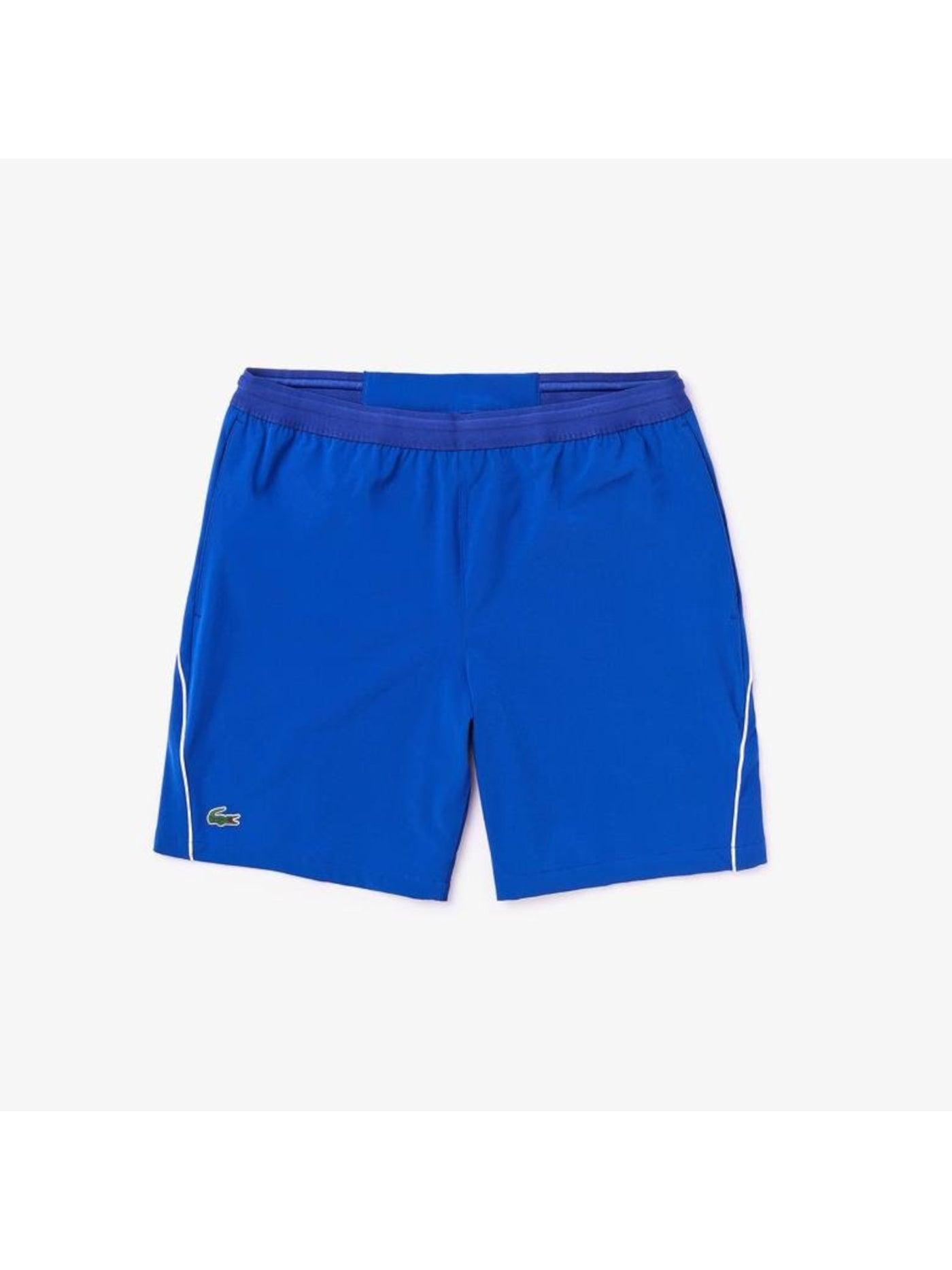 LACOSTE Mens Blue Expandable Waist Athletic Shorts XXL