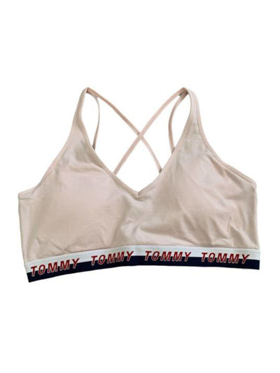 TOMMY HILFIGER SPORT Intimates Pink Low Impact Seamless Removable Cups Sports Bra S