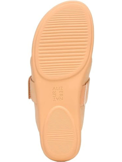 NATURALIZER Womens Orange Genn-twirl Round Toe Slip On Thong Sandals Shoes M