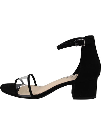 SUGAR Womens Black Padded Comfort Noelle Round Toe Buckle Dress Sandals 9.5 M