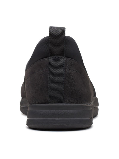 CLOUD STEPPERS BY CLARKS Womens Black Non-Slip Sole Heel Pull-Tab Goring Cushioned Breeze Bali Round Toe Slip On Sneakers Shoes 7 M