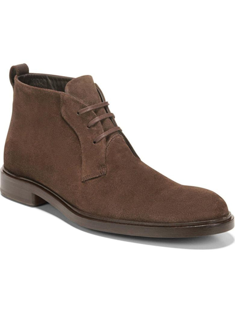 VINCE. Mens Brown Brunswick Round Toe Block Heel Leather Chukka Boots 8 M VINCE-CAMUTO-Mens-Brown-Heel-  main image 4