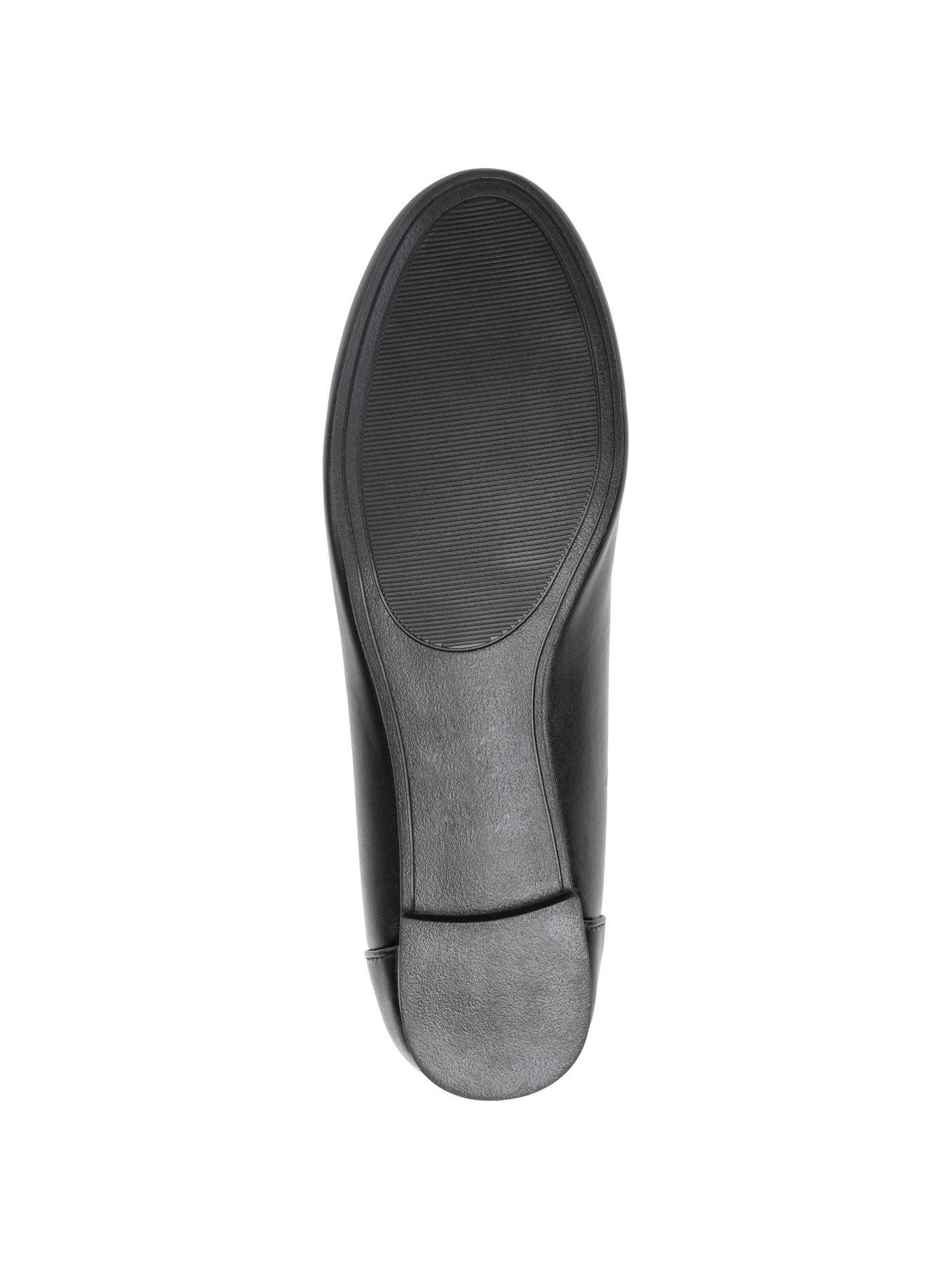 JOURNEE COLLECTION Womens Black Cushioned Kavn Round Toe Slip On Ballet Flats W
