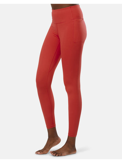 UNDER ARMOUR Womens Coral Moisture Wicking Pocketed Stretch Cropped Active Wear High Waist Leggings XS