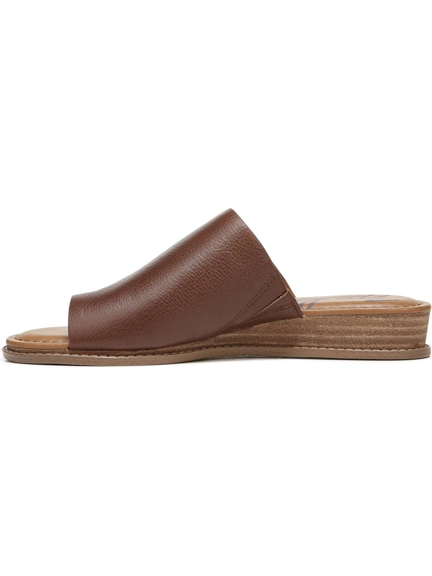 ZODIAC Womens Brown Toe Loop Giada Round Toe Slip On Leather Sandals Shoes 10 M