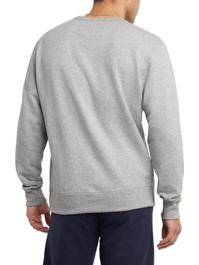 CHAMPION Mens Gray Long Sleeve Crew Neck Classic Fit Sweatshirt 2X