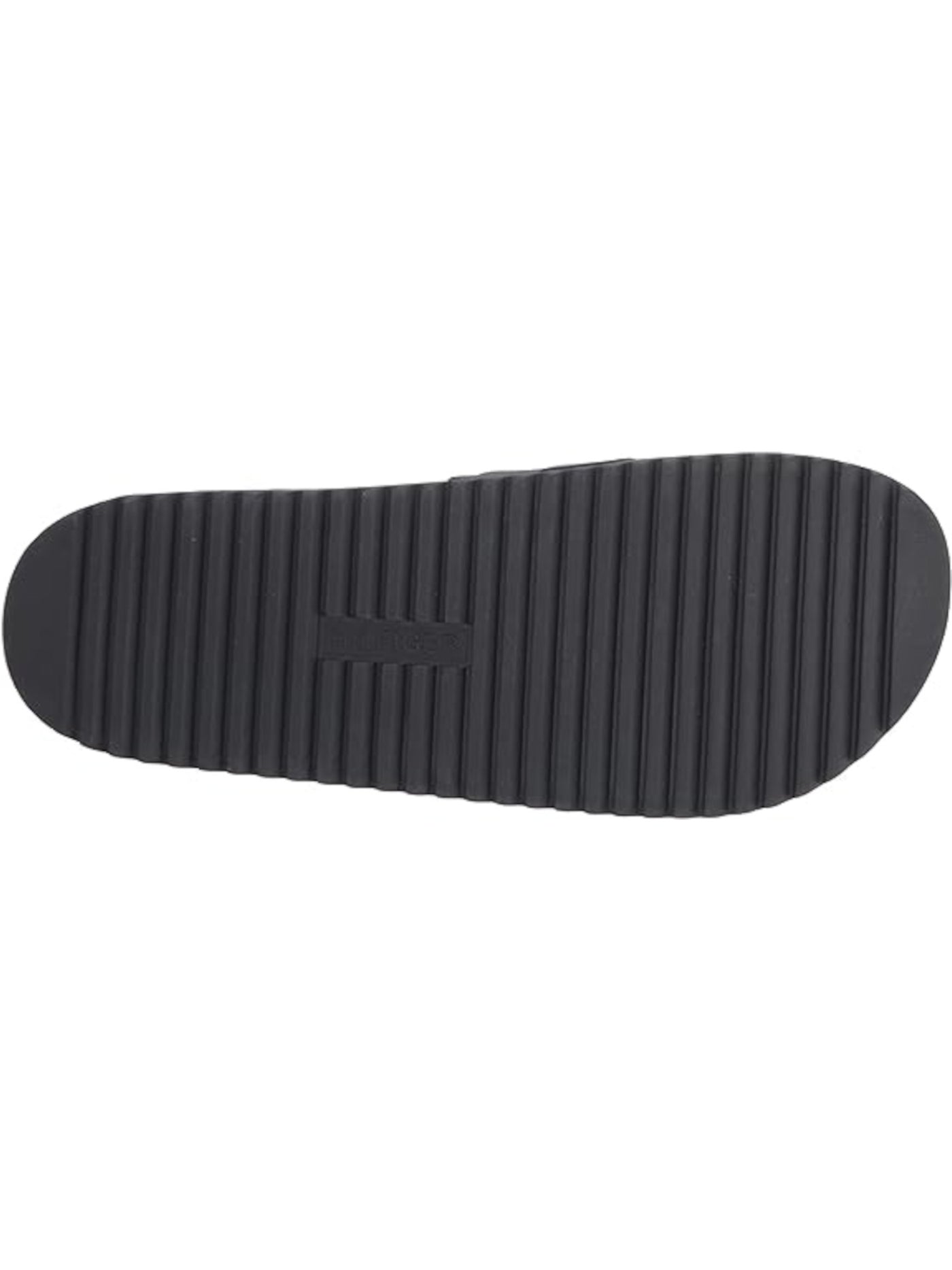 TOMMY HILFIGER Mens Navy Colorblocked Stripe Padded Ronks Open Toe Slip On Slide Sandals Shoes M