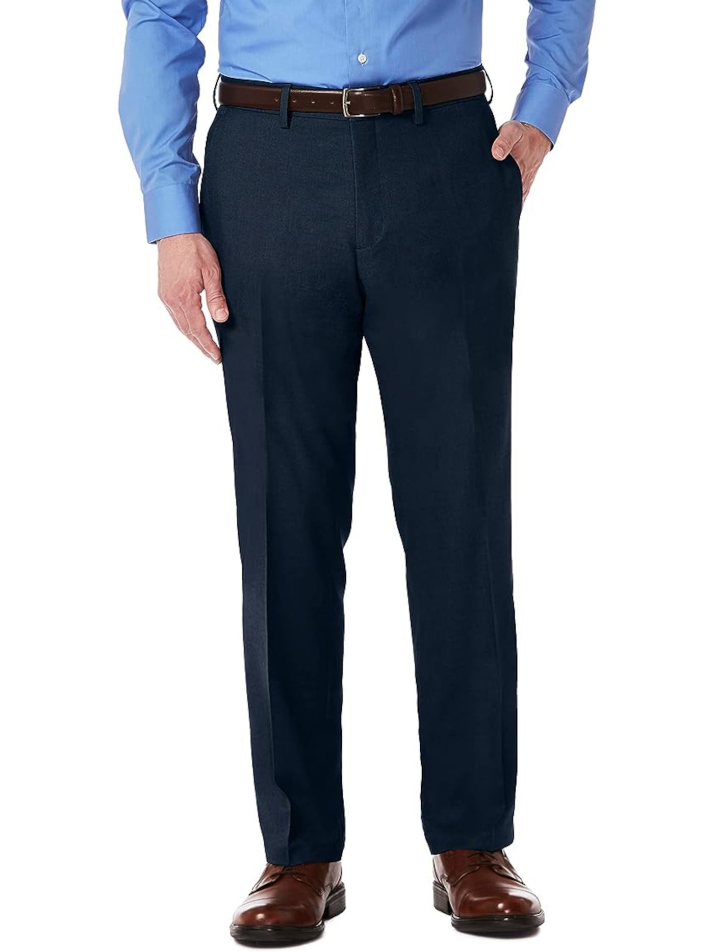 KENNETH COLE Mens Navy Polka Dot Slim Fit Pants 31 X 32