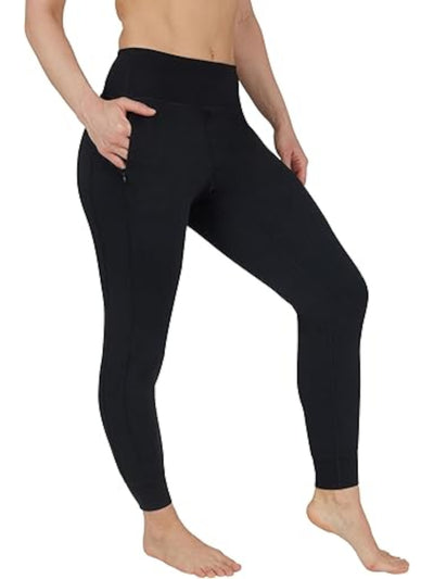 90 DEGREE Womens Black Stretch Active Wear Joggers Leggings XS