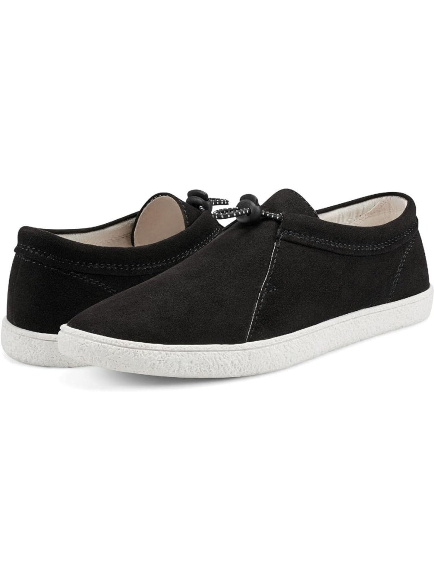 LUCKY BRAND Womens Black Slip On Comfort Cushioned Ebrun Round Toe Sneakers Shoes 9.5 M