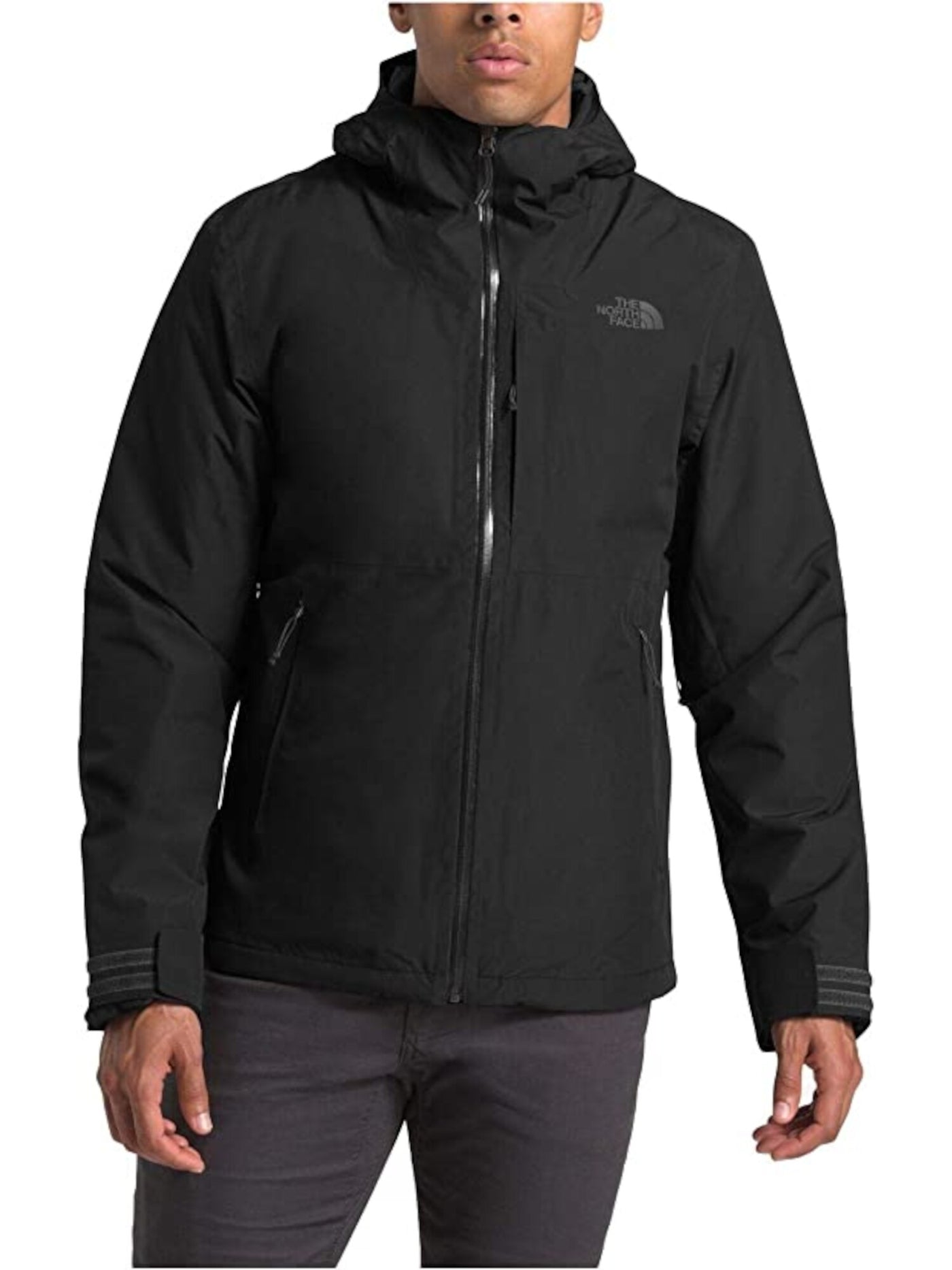 NORTH FACE Mens Black Tri-Climate, Zip Up Coat M