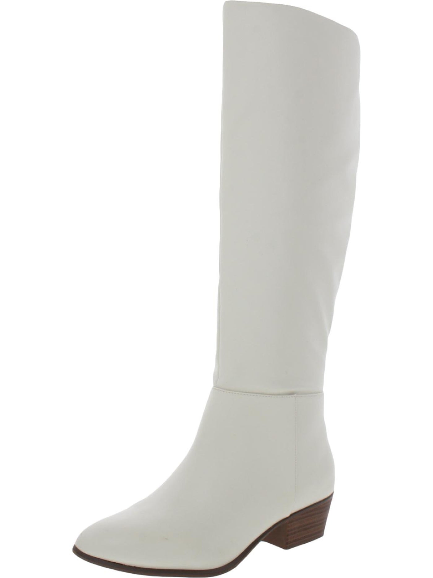 ESPRIT Womens Off White Ivory Zip Comfort Slip Resistant Treasure Almond Toe Dress Boots 6.5 M