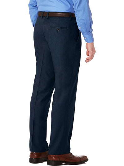 KENNETH COLE Mens Navy Polka Dot Slim Fit Pants 31 X 32
