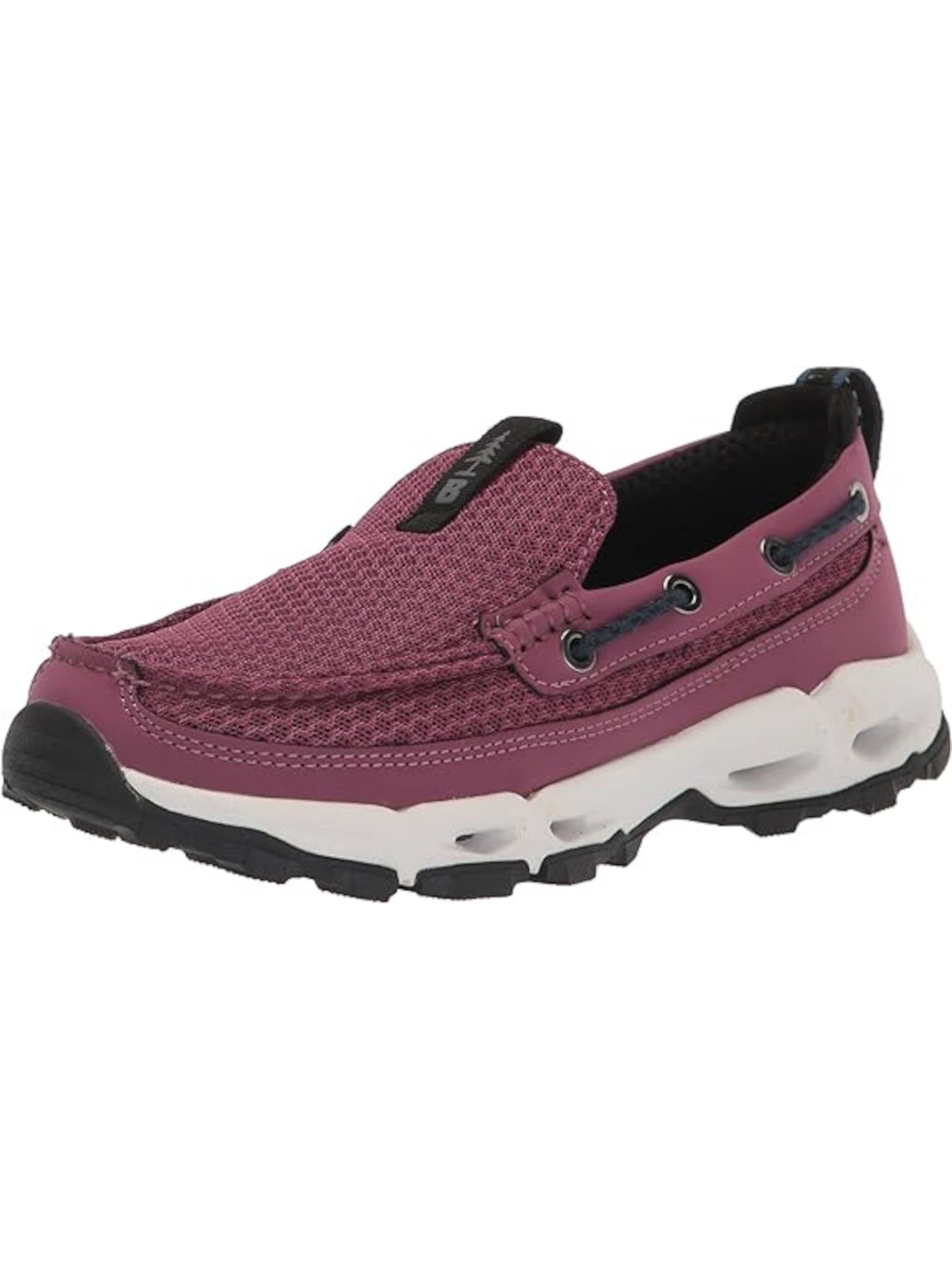 BASS OUTDOOR Womens Purple Slip Resistant Breathable Round Toe Slip On Boat Shoes 6 M