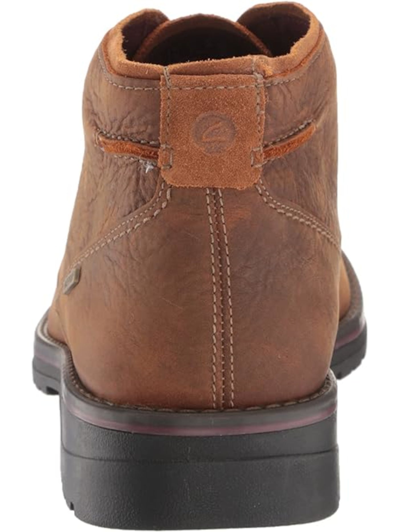 COLLECTION BY CLARKS Mens Brown Water Resistant Cushioned Removable Insole Morris Peak Round Toe Lace-Up Chukka Boots 8 W