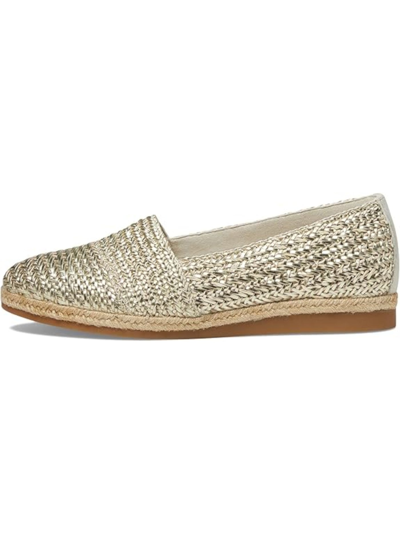 PAUL GREEN Womens Gold Woven Comfort Lori Round Toe Slip On Espadrille Shoes 9 M