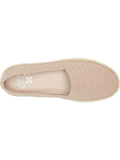 VINCE CAMUTO Womens Beige Removable Insole Woven Relinsta Round Toe Platform Slip On Sneakers Shoes 9 M